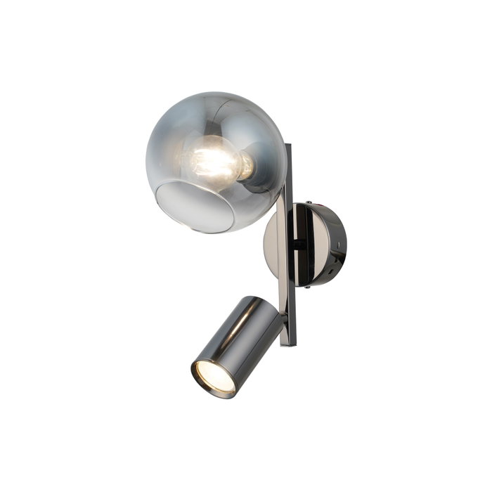 Opviq Zerde - 87-29 Lámpara de pared de metal y vidrio en laca antigua Opviq Zerde - 87-29 Lámpara de pared de metal y vidrio en laca antigua